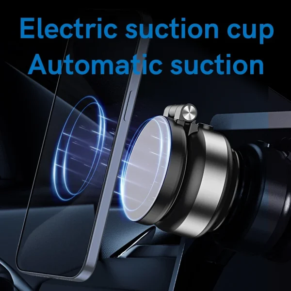 Electric Vacuum Magnetic Phone Holder - Image 4