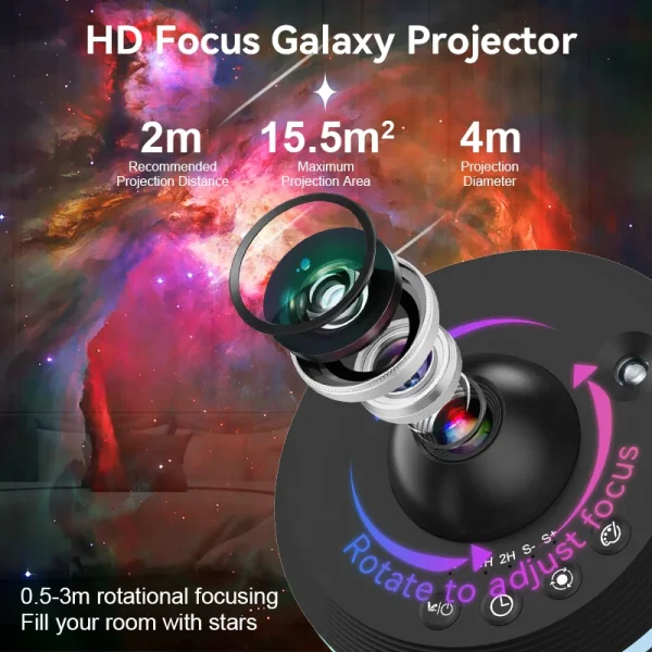 Meteor HD Projector with 13 Effects - Image 3