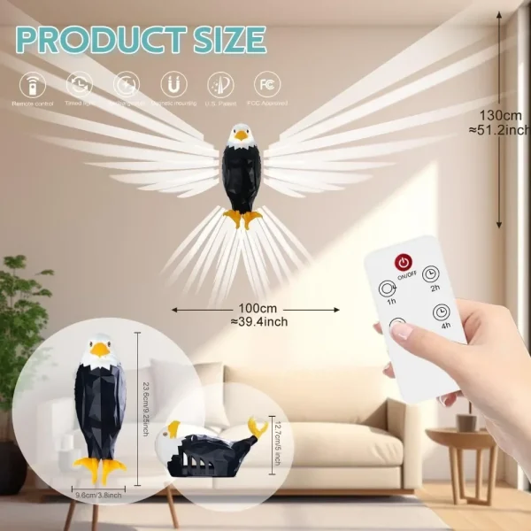 3D Wall Lamp Eagle Shape Projector - Image 4