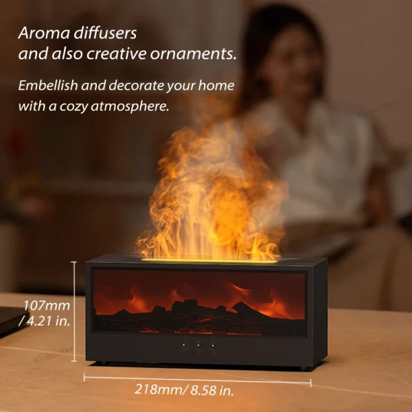 Fireplace simulation flame humidifier - Image 2