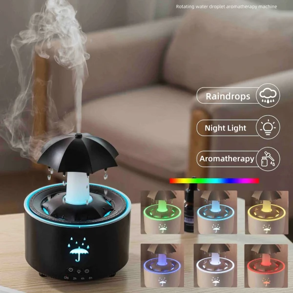 Raindrop Air Humidifier Aroma Diffuser