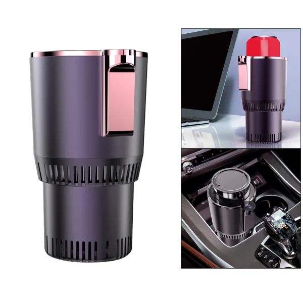 Smart Car 2-In-1 Hot And Cold Cup Drinks Holder - Image 4